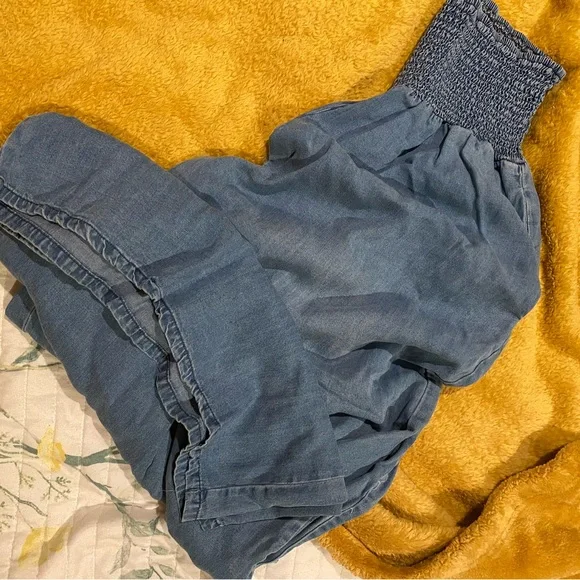 Three Bird Nest Wide Leg Denim pant - Picture 5 of 6